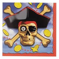 Pirate - Luncheon Napkins Pirate Bounty