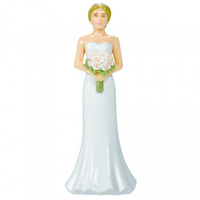 Cake Topper Wedding Bride Blonde Hair
