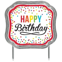 Cake Topper Happy Birthday Primary