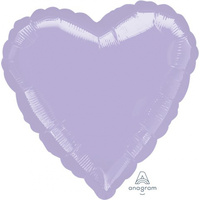 Heart Pearl Pastel Lilac 45cm Foil Balloon