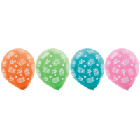 Hawaiian Summer Luau 30cm Latex Balloons