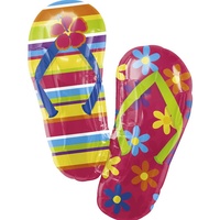 Hawaiian Summer Luau Flip Flops Supershape Foil Balloon