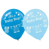 Shower w/Love Boy 30cm Latex Balloons