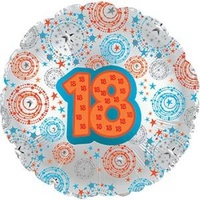 18th Birthday Age Related Foil Balloon (45cm)
