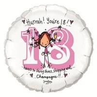 18th Birthday Juicy Lucy Foil Balloon  (45cm)
