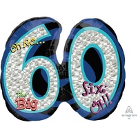 60th Birthday Oh No! It's My Birthday Foil BalloonSuperShape Foil Balloon