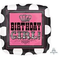 Birthday Girl 45cm Foil Balloon