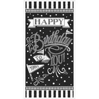 Chalkboard Birthday Vertical Giant Sign Banner
