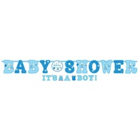 Shower w/Love Boy Letter Banner