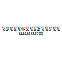 Hot Wheels Wild Racer Jumbo Add An Age Letter Banner Paper