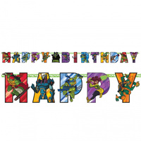 TMNT Rise of the TMNT Jumbo Add-An-Age Banner
