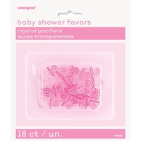 Baby Shower Mini Pacifiers Pink