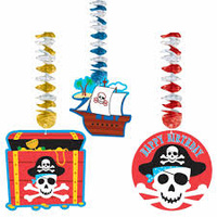 Pirate - Dangling Cutouts Pirates Treasure