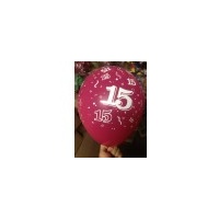 15th Birthday - Latex Print Assorted Pkt 8