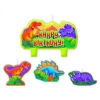 Dinosaur Prehistoric Party Candle Set