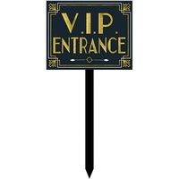 Glitz & Glam VIP Entrance Large Yard Stake