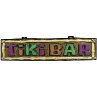 Hawaiian Summer Luau Tiki Bar Vacuum Formed Sign