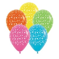 Hawaiian Summer Luau Tropical Assorted 30cm Latex Balloons