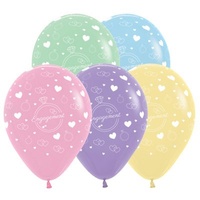 Engagement Latex Balloons Fashion Assorted