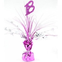 18th - Centrepiece Pink and Silver