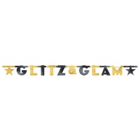 Glitz & Glam Large Foil Letter Banner