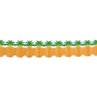 Hawaiian Summer Luau Pineapple Tissue Paper Garland