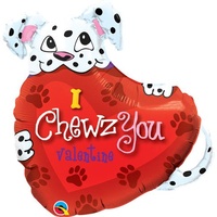 Love - Puppy I Chewz You Super Shape Foil Balloon