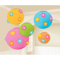 Hawaiian Summer Luau Paper Lanterns