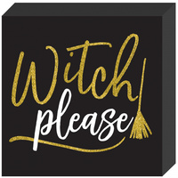 Halloween Witch MDF Standing Sign