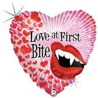 Love at First Bite 45cm Foil Balloon