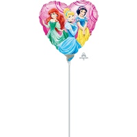 Disney Princess Foil Mini Air Inflated 22cm (Local Order Only)