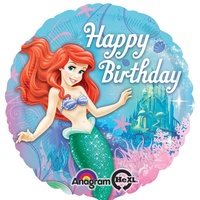 Ariel Birthday 45cm Foil Balloon