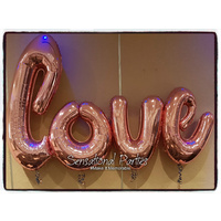 Love Script Giant Helium Letters (weighted)