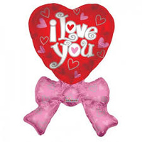Love - Heart with Box Super Shape Foil Balloon