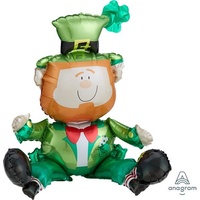 Leprechaun Sitting Foil Balloon (Air Fill Only)