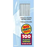 Clear Plastic Knives (Box of 100)