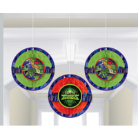 TMNT Rise of the TMNT Honeycomb Decorations