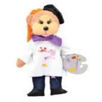 Beanie Kids - Renee the Artist Bear