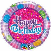 Happy Birthday Sprinkles & Sparkles 45cm Foil Balloon