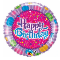 Happy Birthday Sprinkles & Sparkles 45cm Foil Balloon