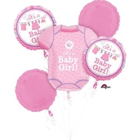 It's a Girl w/Love Foil Balloon Bouquet