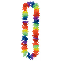 Hawaiian Summer Luau Lei Rainbow