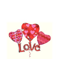 Multi-Balloon Floating Love Jumbo Foil Balloon