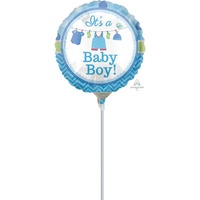 Shower w/Love Boy Foil Mini Air Inflated 22cm (Local Order Only)