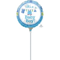 Shower w/Love Boy Foil Mini Air Inflated 10cm (Local Order Only)