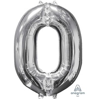 Mid-Size Shape Silver Number 0