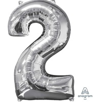 Mid-Size Shape Silver Number 2