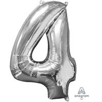 Mid-Size Shape Silver Number 4