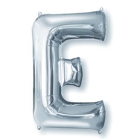 Super Shape Letter E Silver 86cm