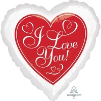 Love Red Hot Love 45cm Foil Balloon